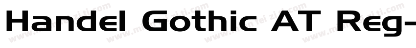Handel Gothic AT Reg字体转换
